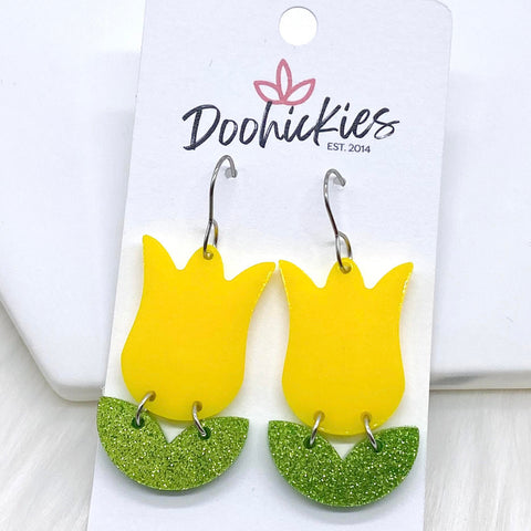 1.5" Tulip Acrylics -Earrings