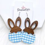 3" Hatching Hares - Easter Earrings