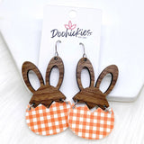 3" Hatching Hares - Easter Earrings