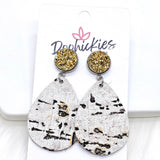 2" Neutral Driftwood Dangles -Earrings