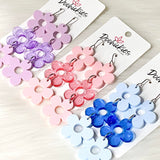 3.25" Blossom Drop Acrylics -Earrings