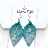 2" Silver Cloud Petals (Smaller Version) -Earrings