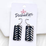 1.5" Neutral Bentley Bar Corkies -Earrings