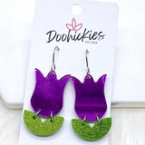 1.5" Tulip Acrylics -Earrings