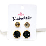 Golden Leopard Mommy & Me Sets in Gold -Earrings