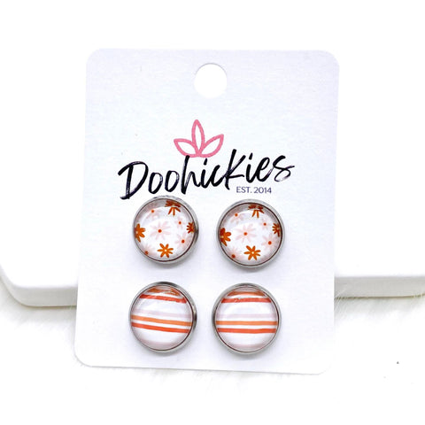 12mm Boho Bliss Duos -Boho Earrings
