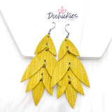 3" Cha-Cha Lilli Belles - Cinco de Mayo Leather Earrings