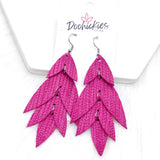 3" Cha-Cha Lilli Belles - Cinco de Mayo Leather Earrings