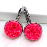 Salsa Round Dangles - Cinco de Mayo Earrings