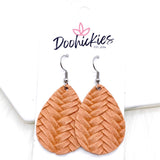 1.5" Pastel Braided Itty Bitties -Earrings