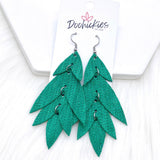 3" Cha-Cha Lilli Belles - Cinco de Mayo Leather Earrings