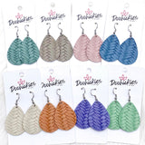 1.5" Pastel Braided Itty Bitties -Earrings