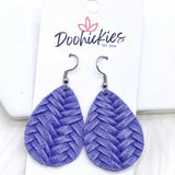 1.5" Pastel Braided Itty Bitties -Earrings