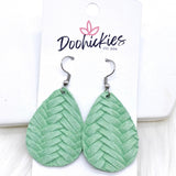 1.5" Pastel Braided Itty Bitties -Earrings
