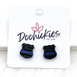 Red & Blue Line Ribbons & Badges