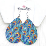 2.5" Peacock Mini Collection -Earrings