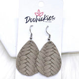 1.5" Pastel Braided Itty Bitties -Earrings
