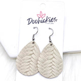 1.5" Pastel Braided Itty Bitties -Earrings