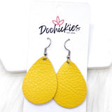 1.5" Floral Mini Collecion (leather) -Earrings