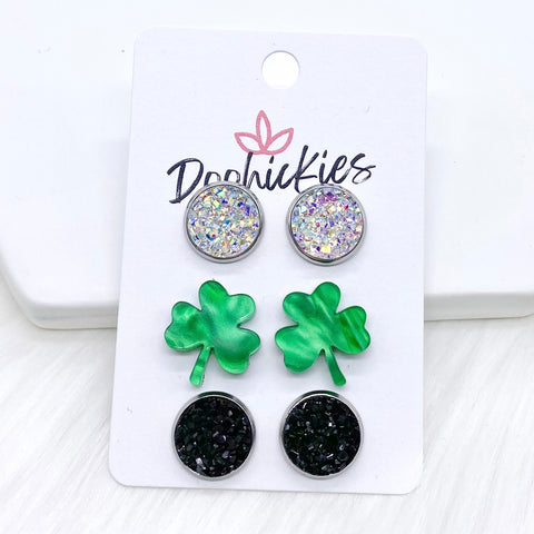 Feelin' Luck Triplets (2 Options) -Earrings