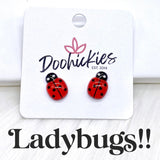 Lady Bugs & Bumble Bee Singles -Summer Earrings